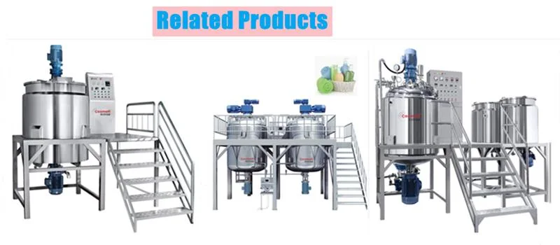 Detergent Shampoo Liquid Soap Making Machine Mixer Machine